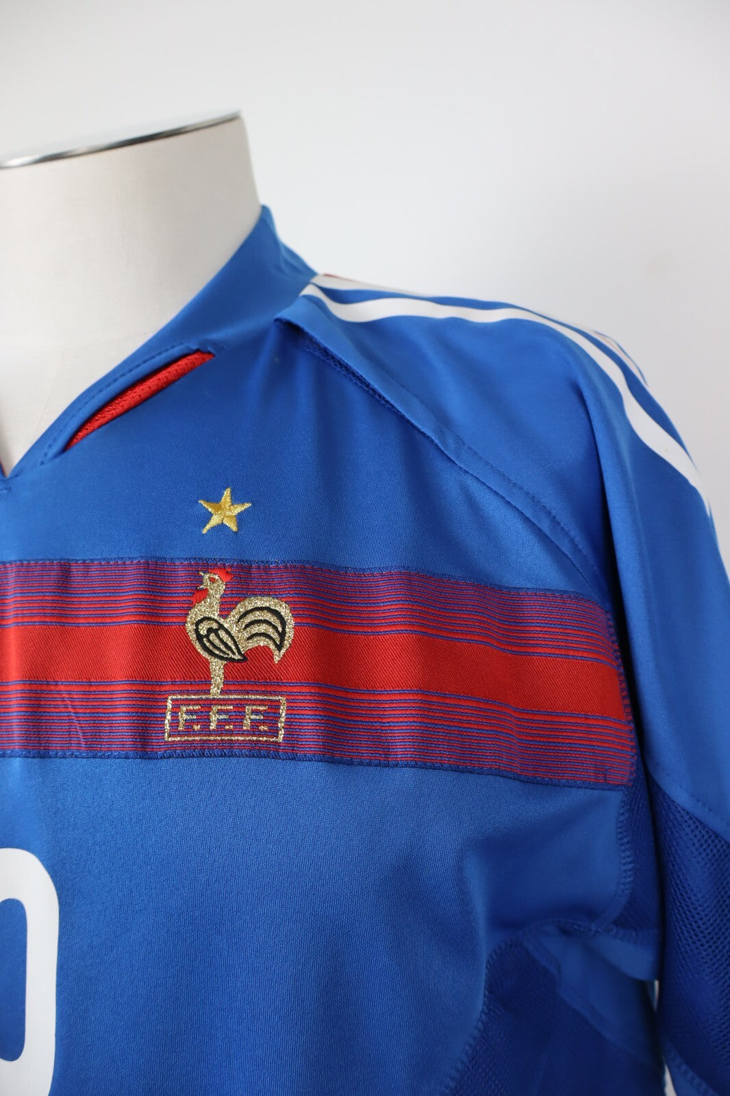 ADIDAS FRANCIA N 10 ZIDANE MAGLIA CALCIO UOMO Tg 0 SOCCER JERSEY TRIKOT 03/04