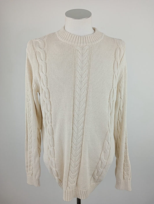 WRANGLER MAGLIONE COTONE COTTON UOMO L MAN SWEATER CASUAL VINTAGE ITALY