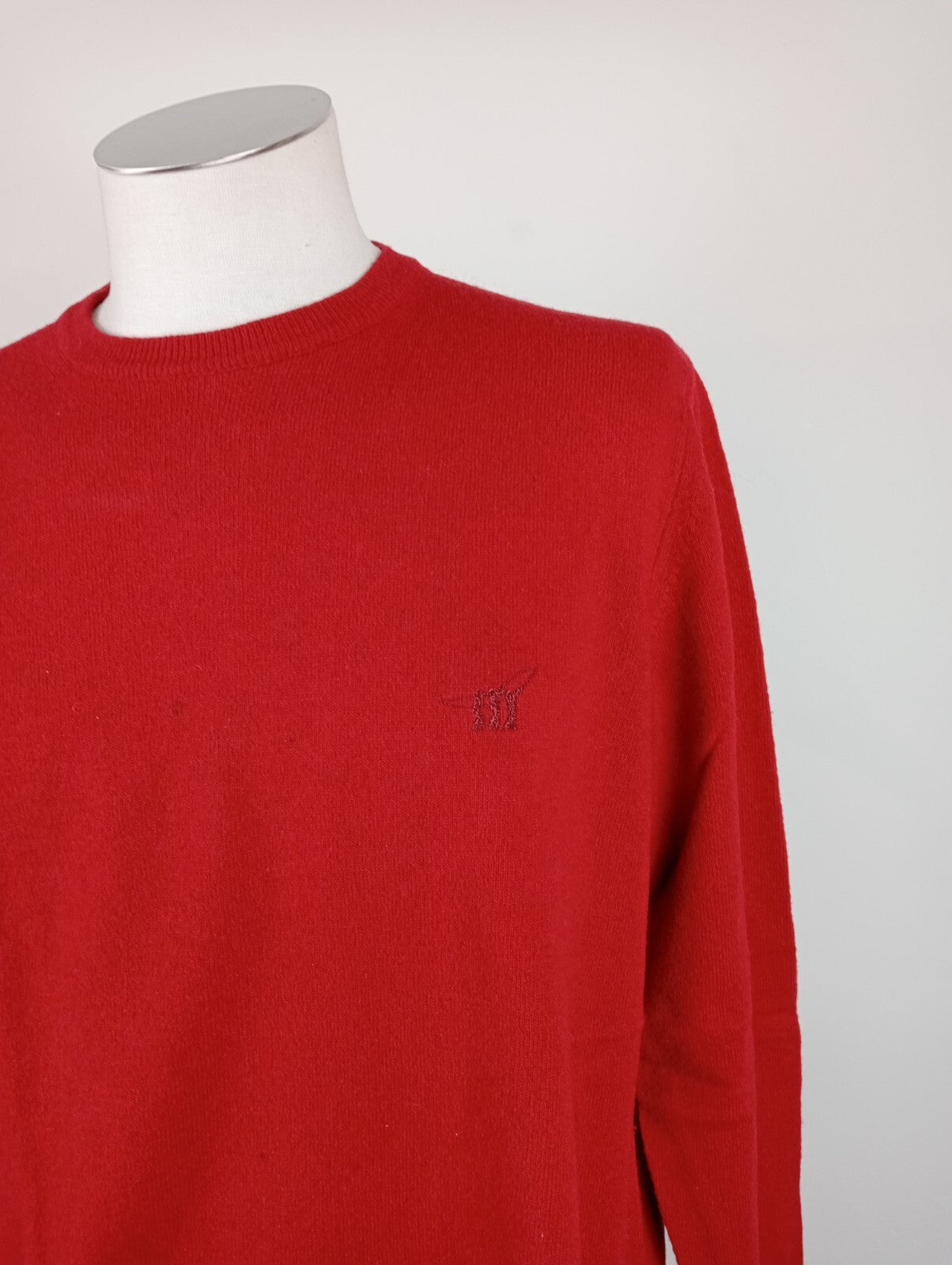 HENRY COTTON'S MAGLIONE LANA WOOL VINTAGE UOMO Tg. L MAN SWEATER CASUAL