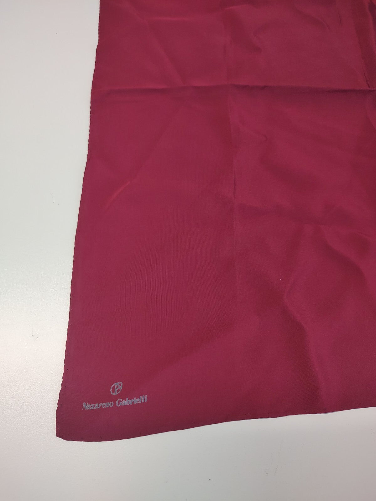 NAZARENO GABRIELLI FOULARD 100% SILK SETA SCARVES SCARF SQUARE MADE ITALY