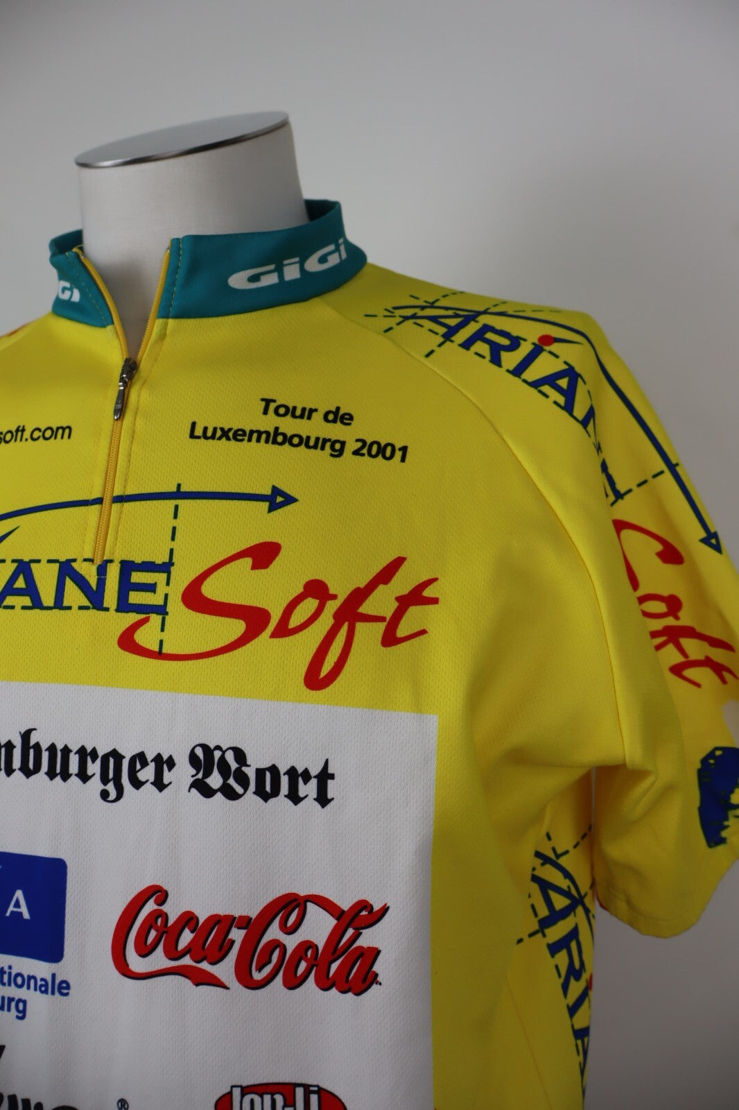GIGI MAGLIA CICLISMO CYCLING UOMO TG. XL MAN SHIRT SPORT VINTAGE