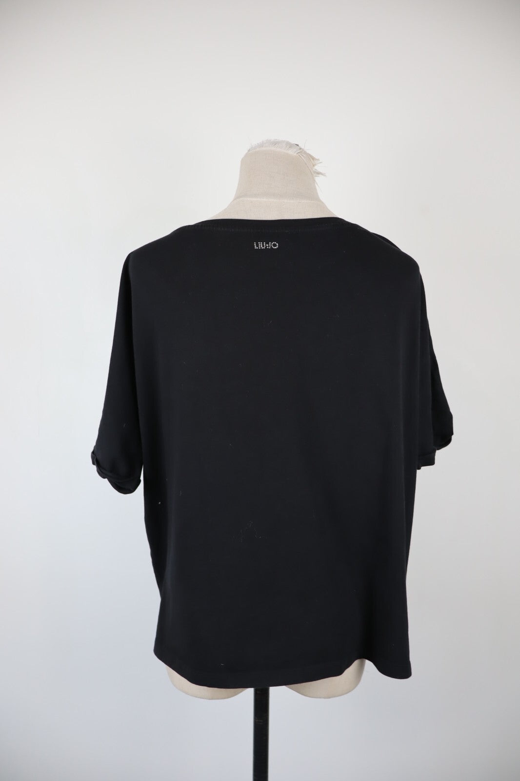 LIU JO MILANO MAGLIA DONNA TG. S WOMAN CASUAL VINTAGE T-SHIRT TOP COTONE