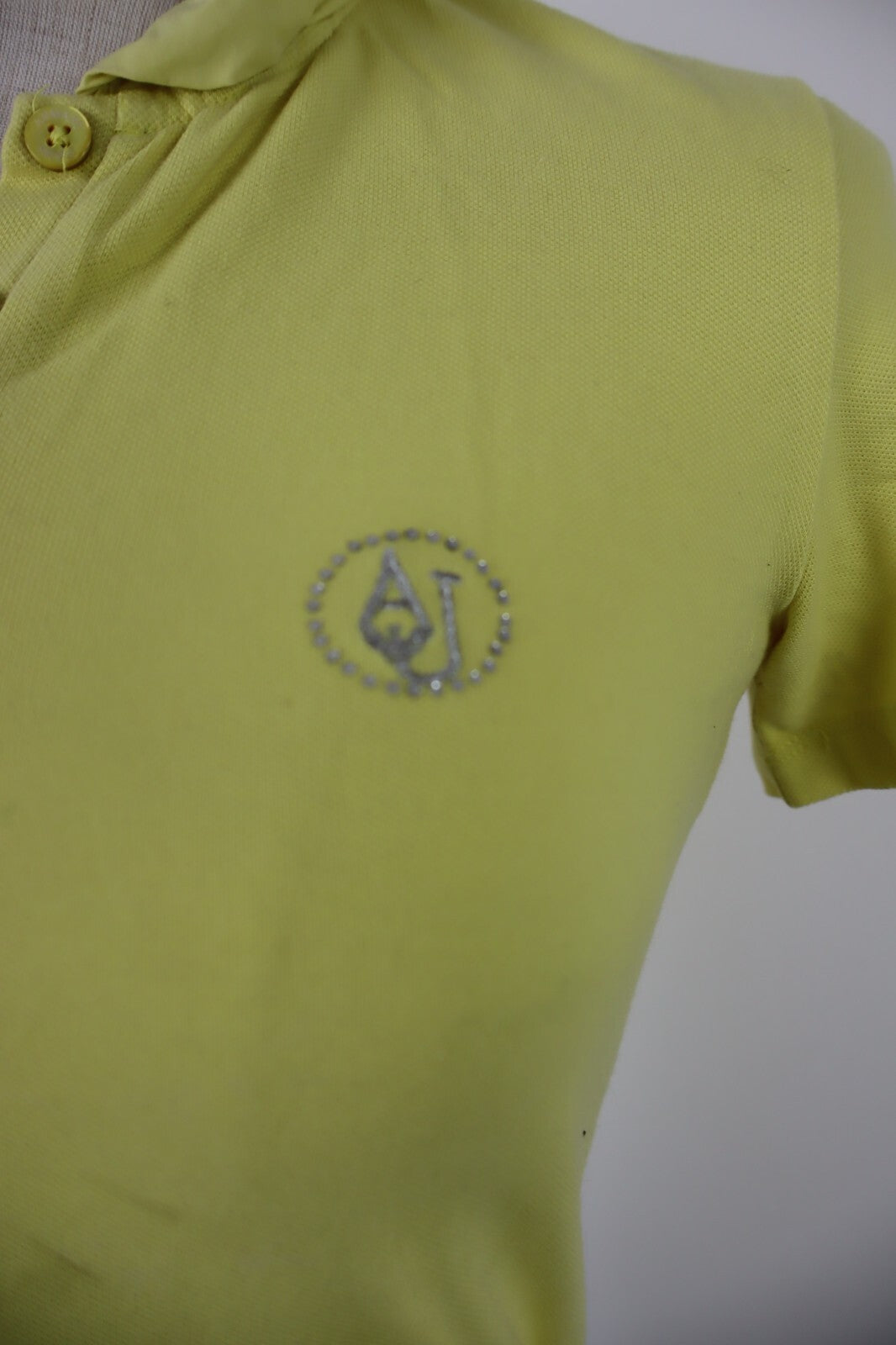 ARMANI JEANS POLO MAGLIA DONNA COTONE TG. 40 WOMAN COTTON SHIRT CASUAL VINTAGE