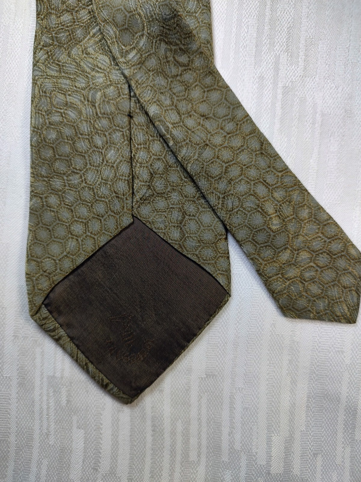 TRUSSARDI 100% SILK TIE SETA CRAVATTA NECKTIE MADE IN ITALY CLASSIC