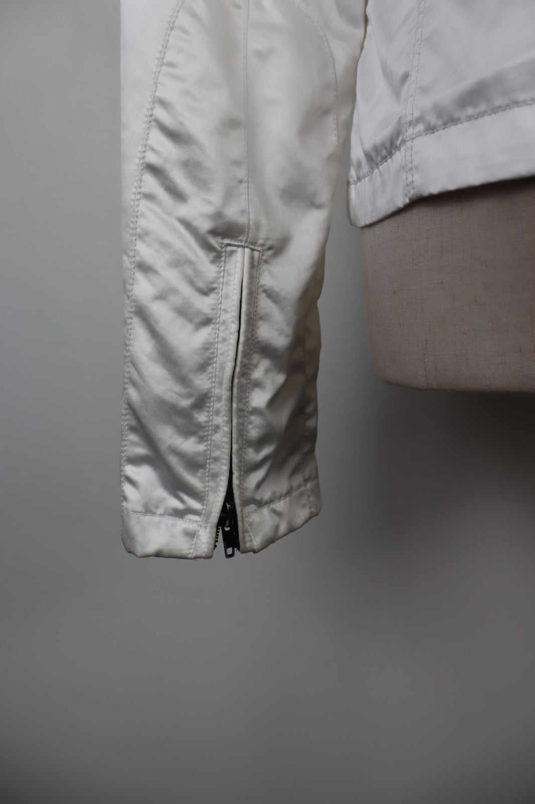 BLAUER GIUBBINO LEGGERO DONNA Tg S VINTAGE WOMAN JACKET CASUAL VINTAGE BIANCO