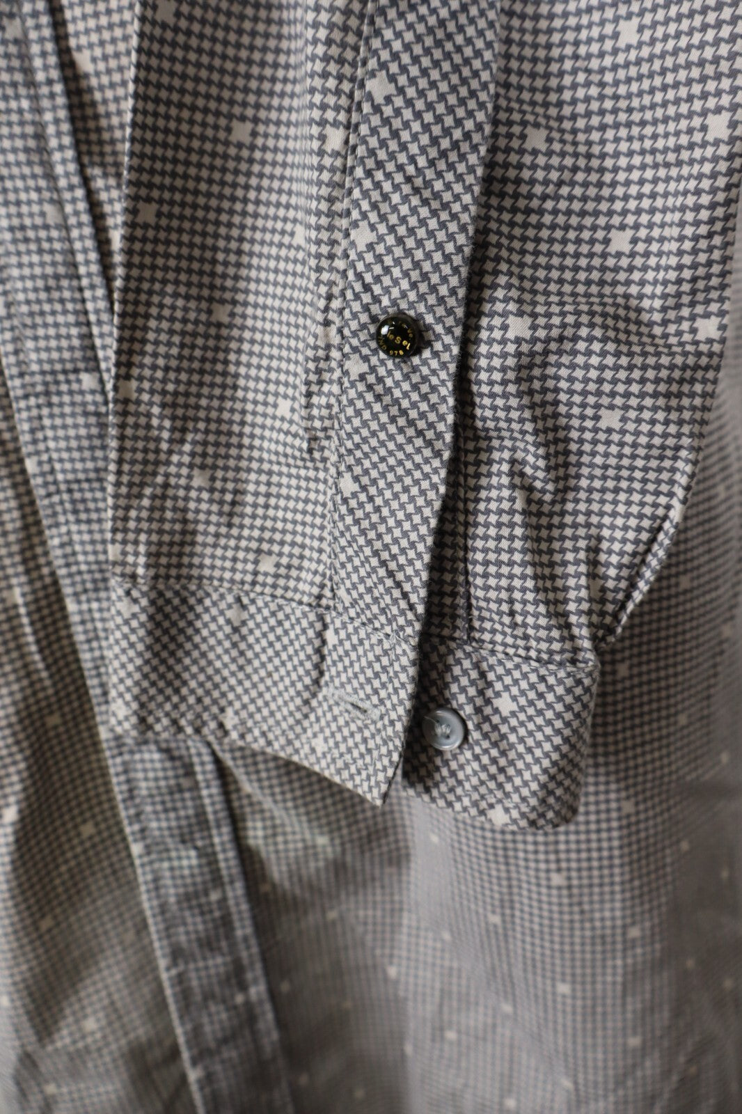 DIESEL CAMICIA UOMO TG. L MAN CASUAL VINTAGE SHIRT COTONE