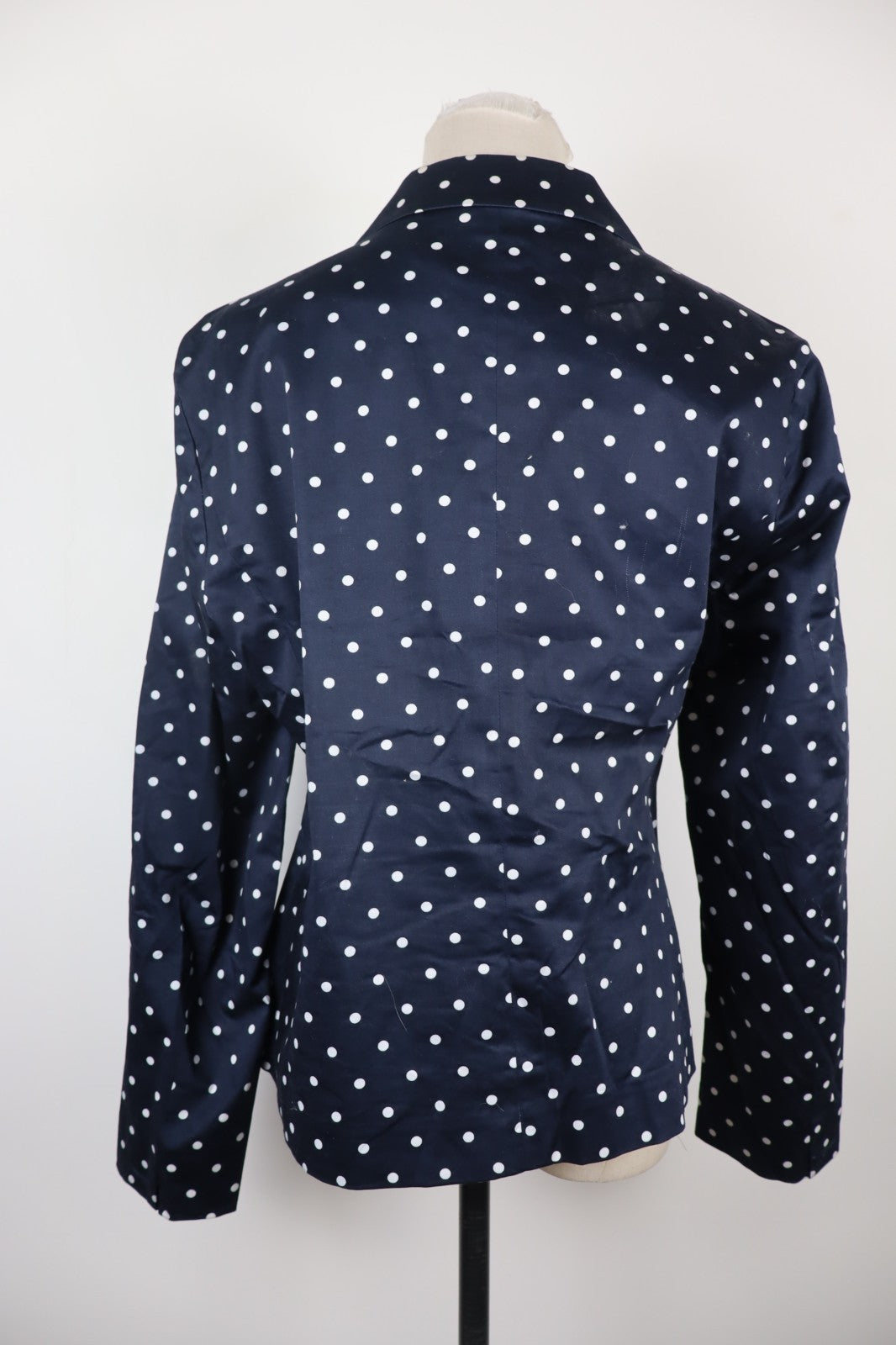 EMME MARELLA BLAZER GIACCA COTONE DONNA Tg 52 WOMAN CASUAL VINTAGE JACKET POIS