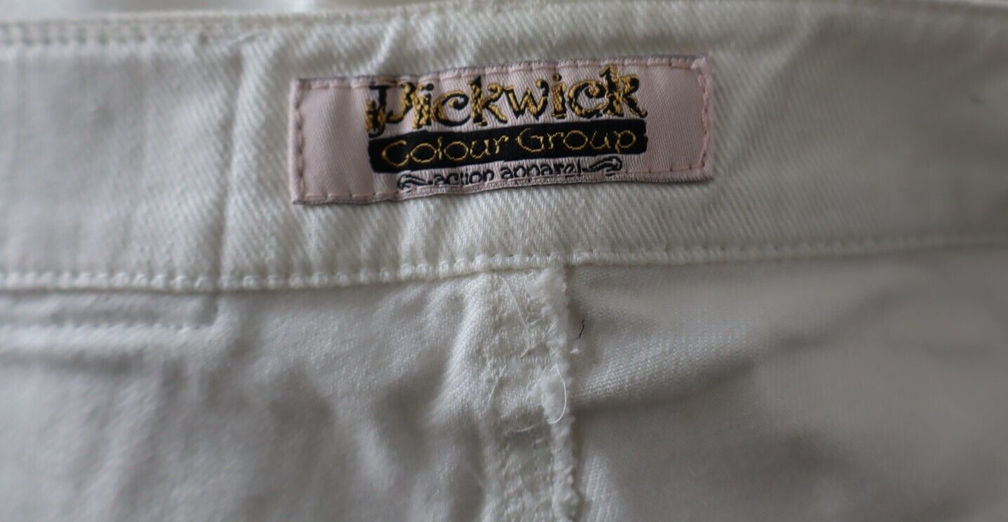 PICKWICK PANTALONE CASUAL DONNA TG 28 WOMAN VINTAGE PANTS COTONE CON TAG