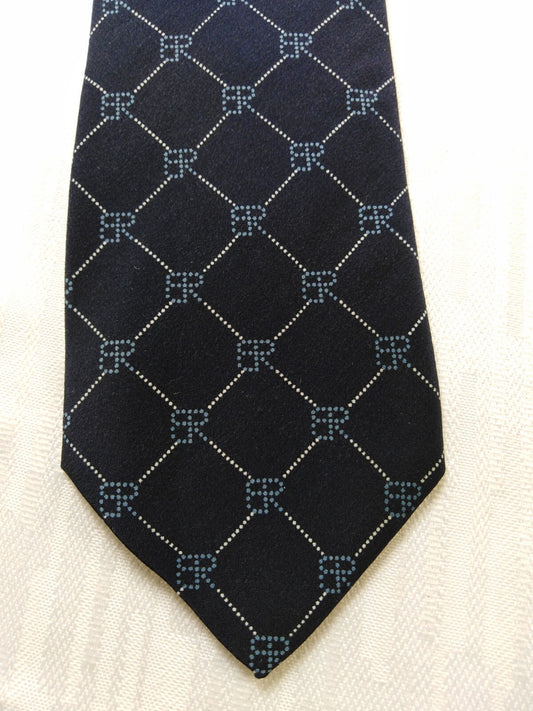 BALESTRA 100% SILK TIE SETA CRAVATTA NECKTIE MADE IN ITALY CLASSIC
