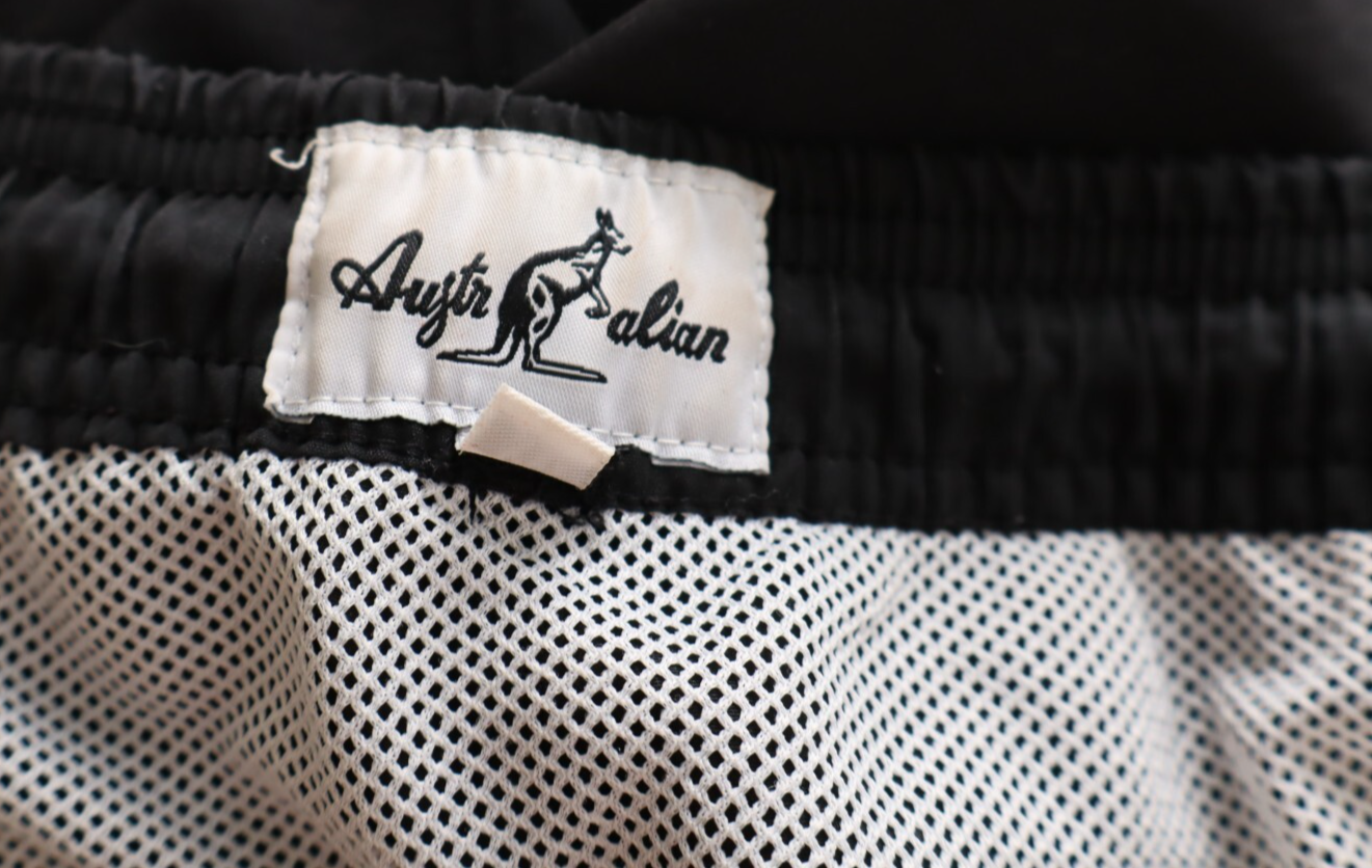 AUSTRALIAN COSTUME PANTALONCINO MARE UOMO TG 2XL MEN SEA SWIMSUIT VINTAGE CASUAL