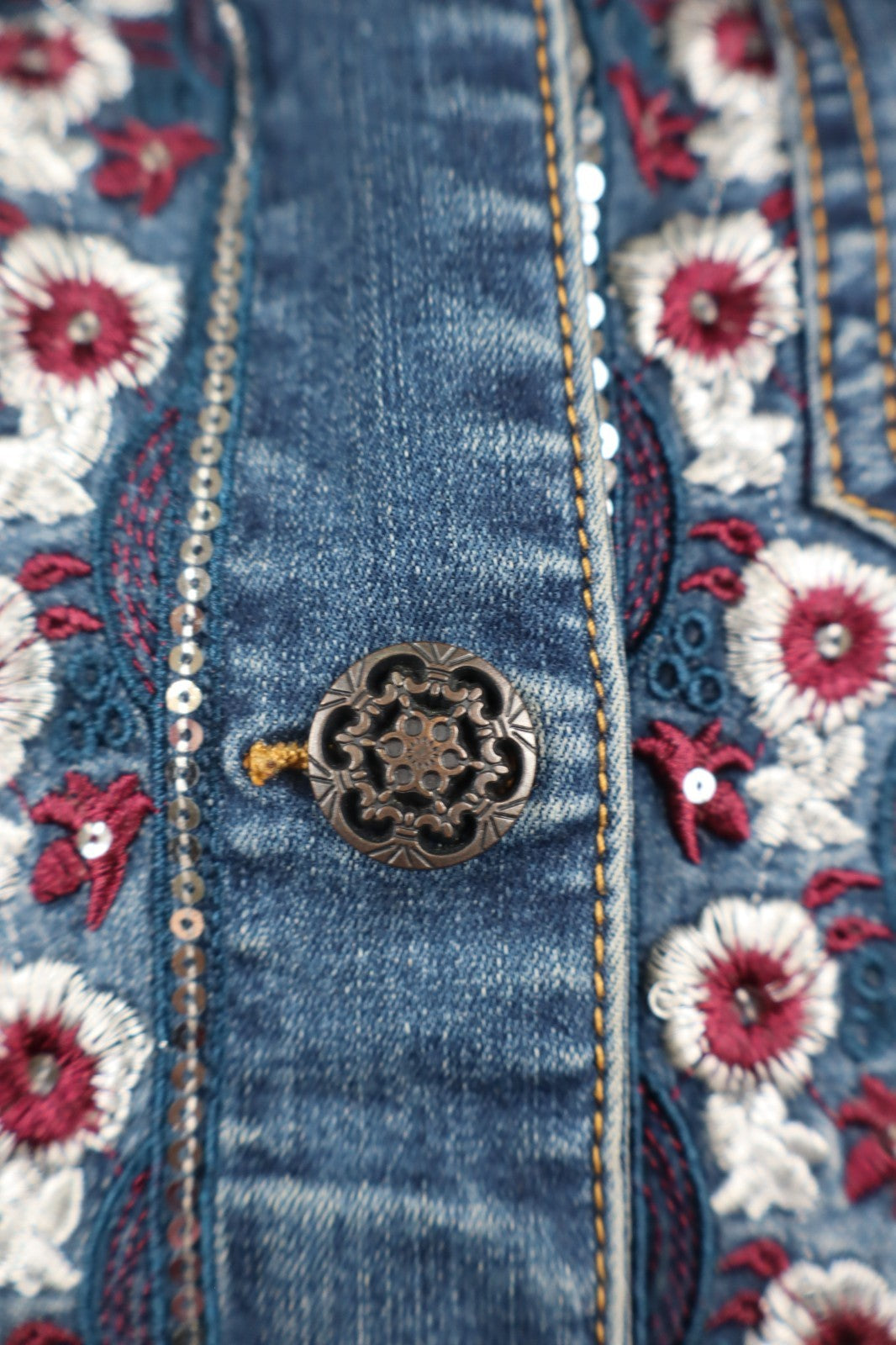 DESIGUAL JEANS GIUBBINO SMANICATO DONNA 38 WOMAN CASUAL JACKET COTONE DENIM