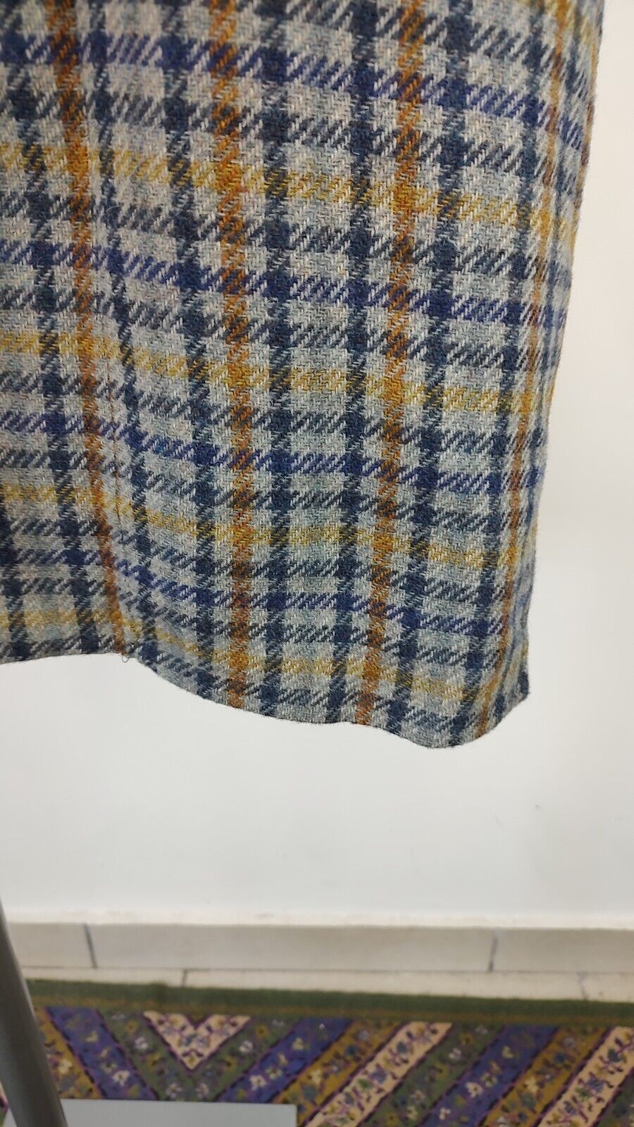 COLMAR COMPLETO DONNA Tg. 46 GIACCA GONNA DRESS VINTAGE CASUAL SUIT LANA TARTAN