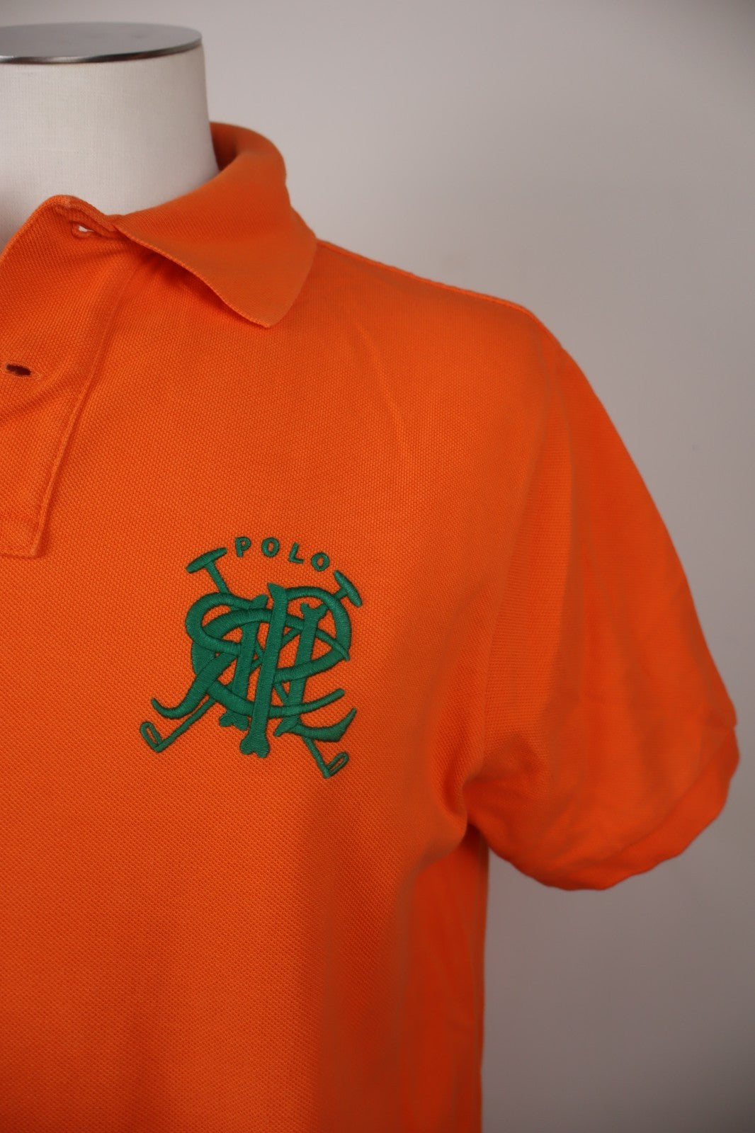 RALPH LAUREN MAGLIA POLO UOMO COTONE TG L MAN COTTON T-SHIRT CASUAL VINTAGE LOGO