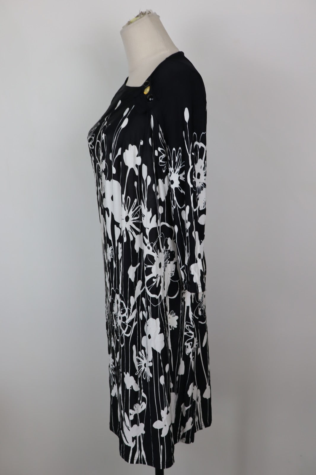 PIERRE CARDIN VESTITO DONNA TG. 44 WOMAN CASUAL VINTAGE DRESS ABITO VISCOSA