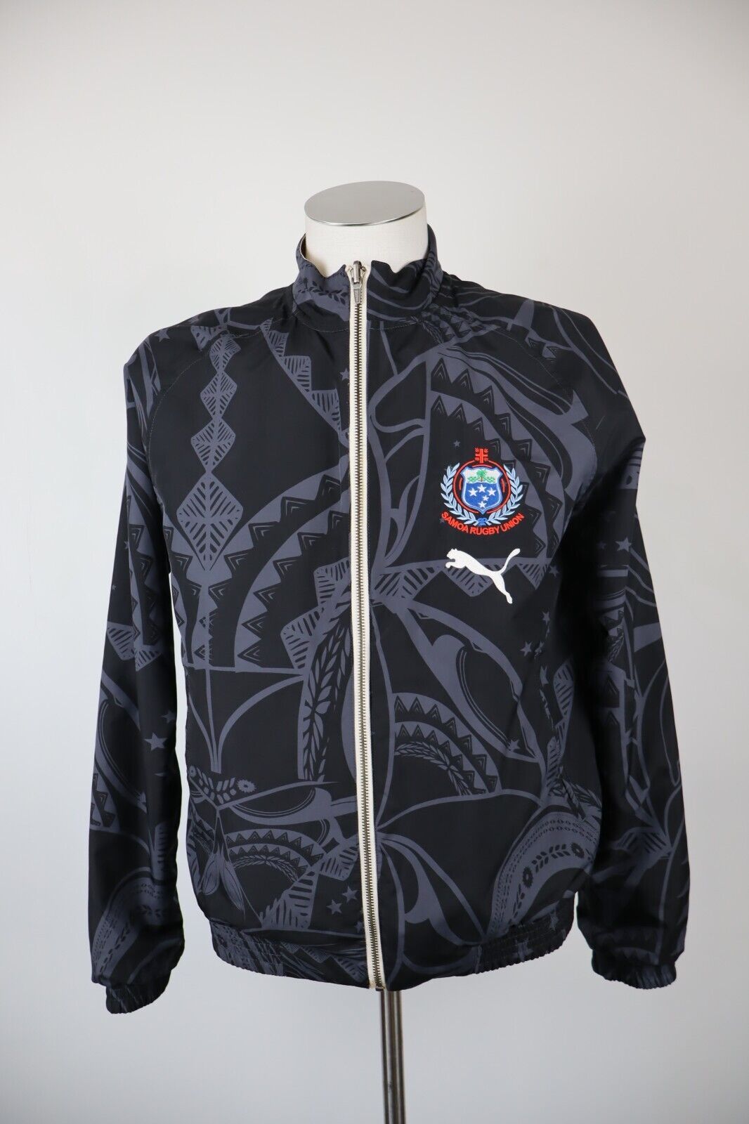 PUMA RUGBY SAMOA FELPA GIACCA UOMO Tg 44 46 MAN VINTAGE SPORT JACKET DOUBLE FACE