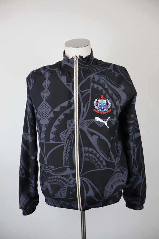 PUMA RUGBY SAMOA FELPA GIACCA UOMO Tg 44 46 MAN VINTAGE SPORT JACKET DOUBLE FACE