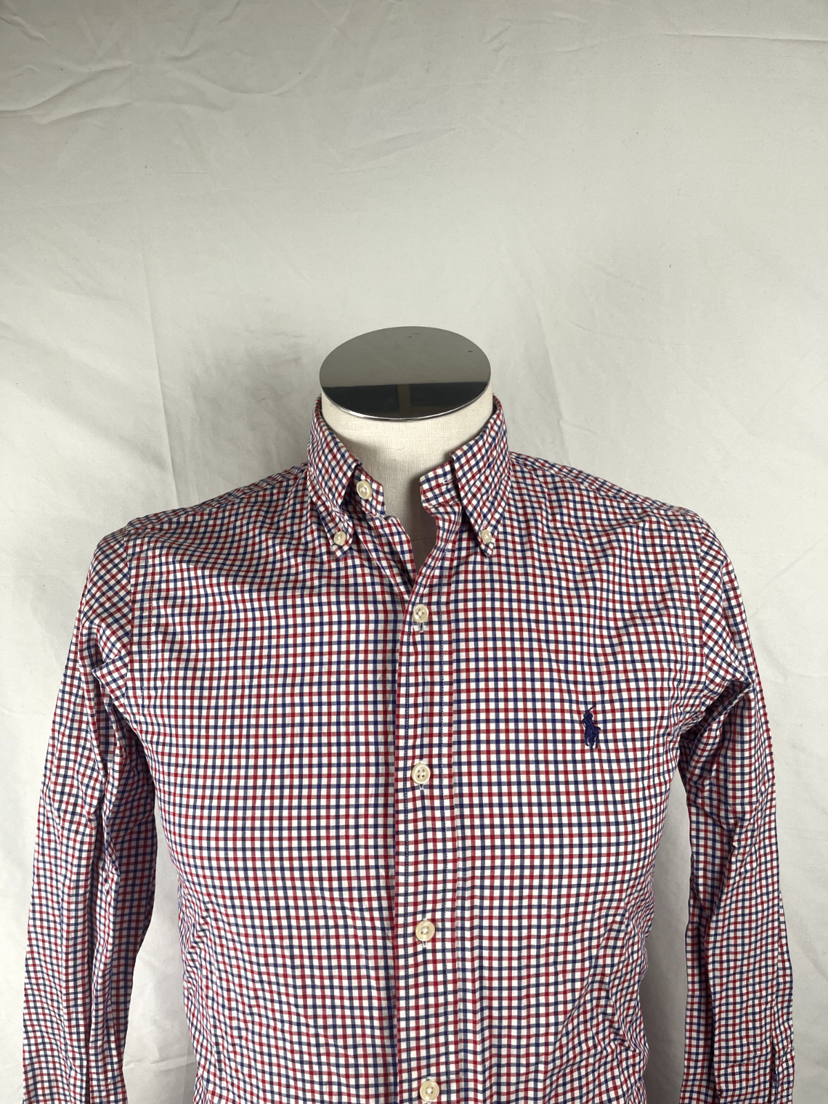 RALPH LAUREN CAMICIA UOMO COTONE TG. XS MAN CASUAL VINTAGE COTTON SHIRT