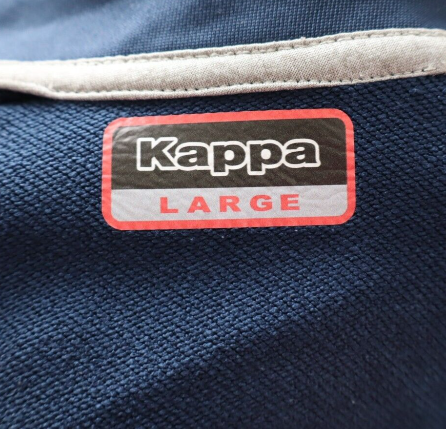KAPPA EMPOLI FC FELPA ZIP GIACCA SPORT CALCIO UOMO Tg L VINTAGE SOCCER JACKET