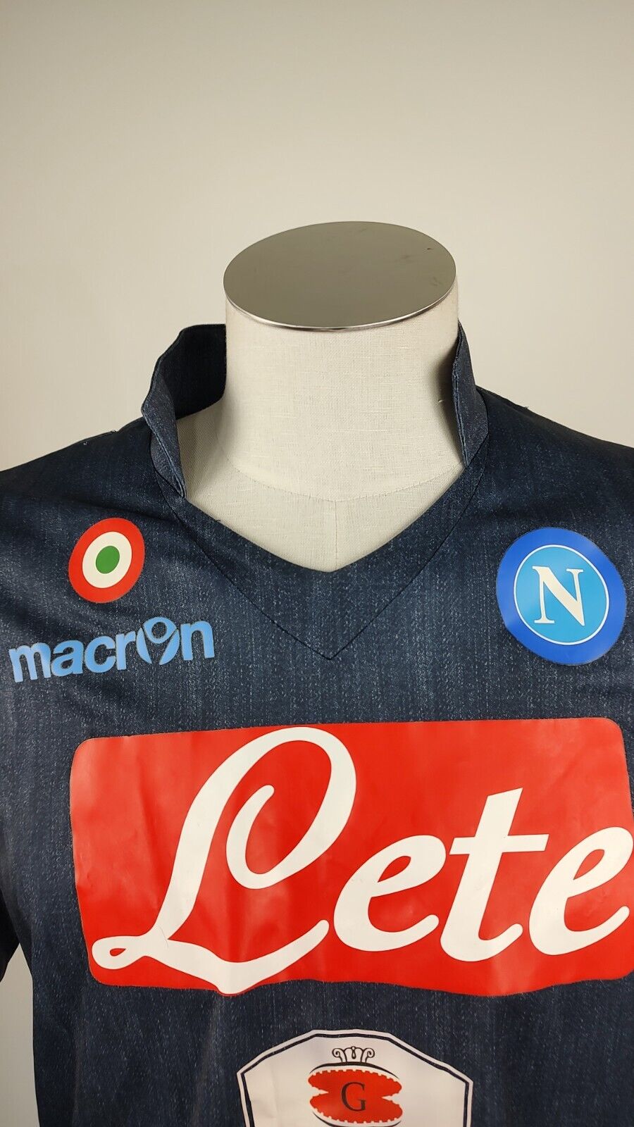 MACRON NAPOLI MAGLIA CALCIO UOMO Tg M SOCCER JERSEY VINTAGE 9 HIGUAIN AUTOGRAFO