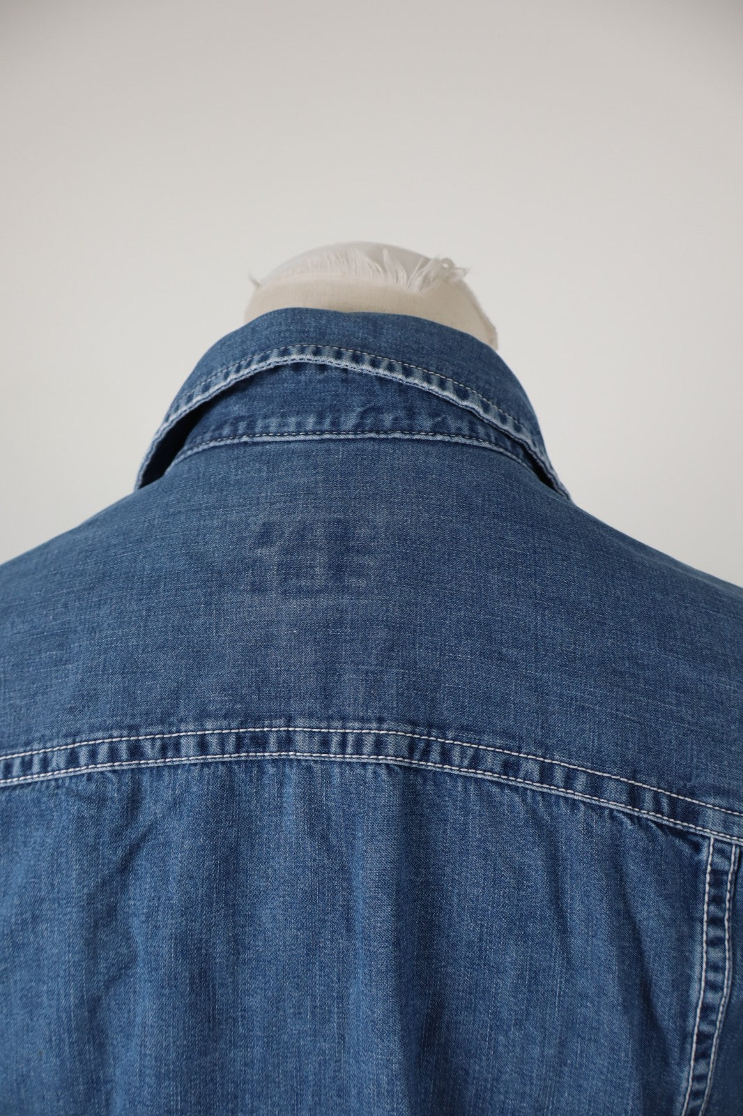 CALVIN KLEIN CK CAMICIA DONNA TG. M WOMAN SHIRT CASUAL VINTAGE COTONE DENIM