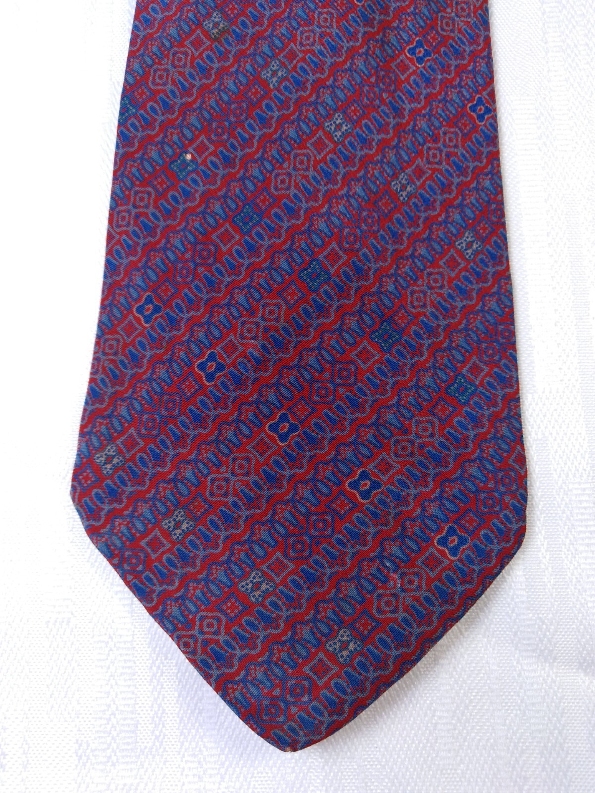 LANCOME 100% SILK TIE SETA CRAVATTA NECKTIE MADE ITALY VINTAGE CLASSIC