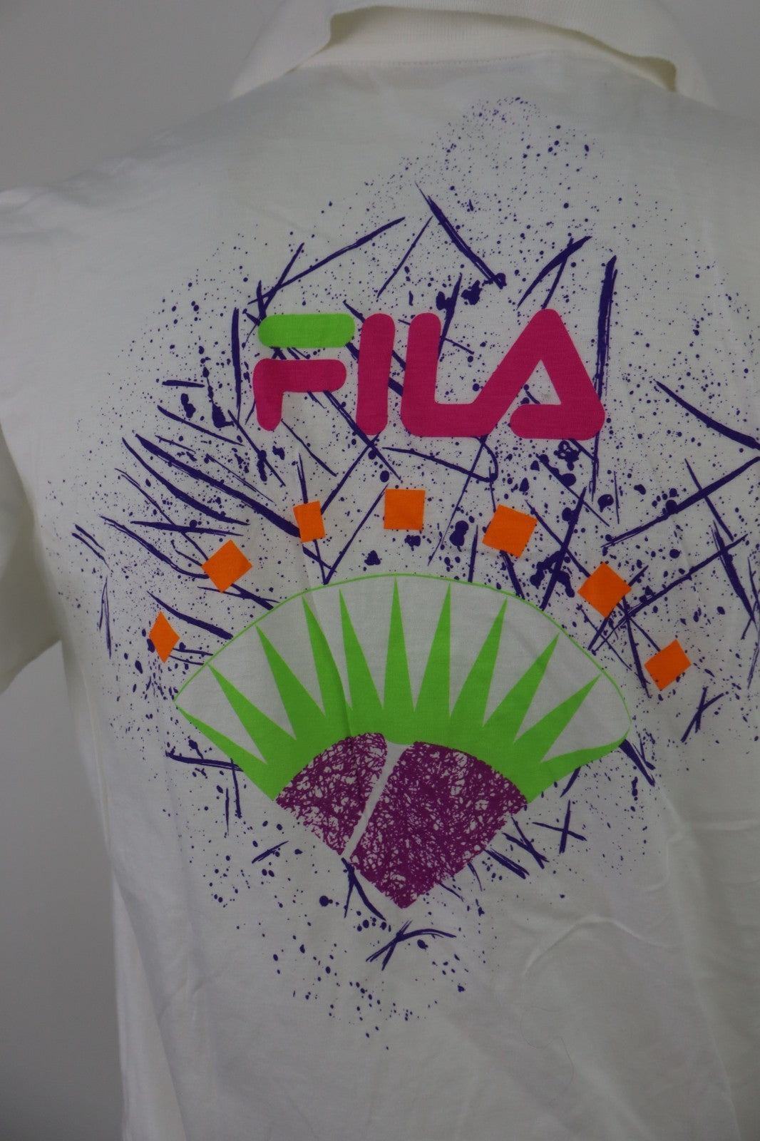 FILA TENNIS MAGLIA POLO UOMO TG. 50 MAN T-SHIRT CASUAL VINTAGE TENNIS