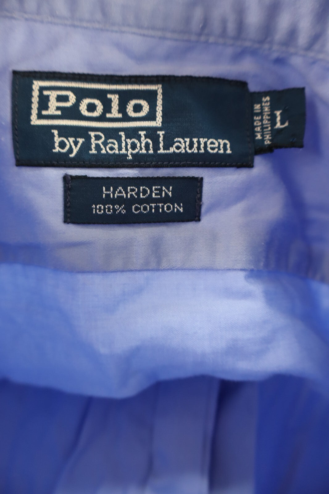 RALPH LAUREN CAMICIA UOMO TG L MAN CASUAL VINTAGE SHIRT COTONE COTTON