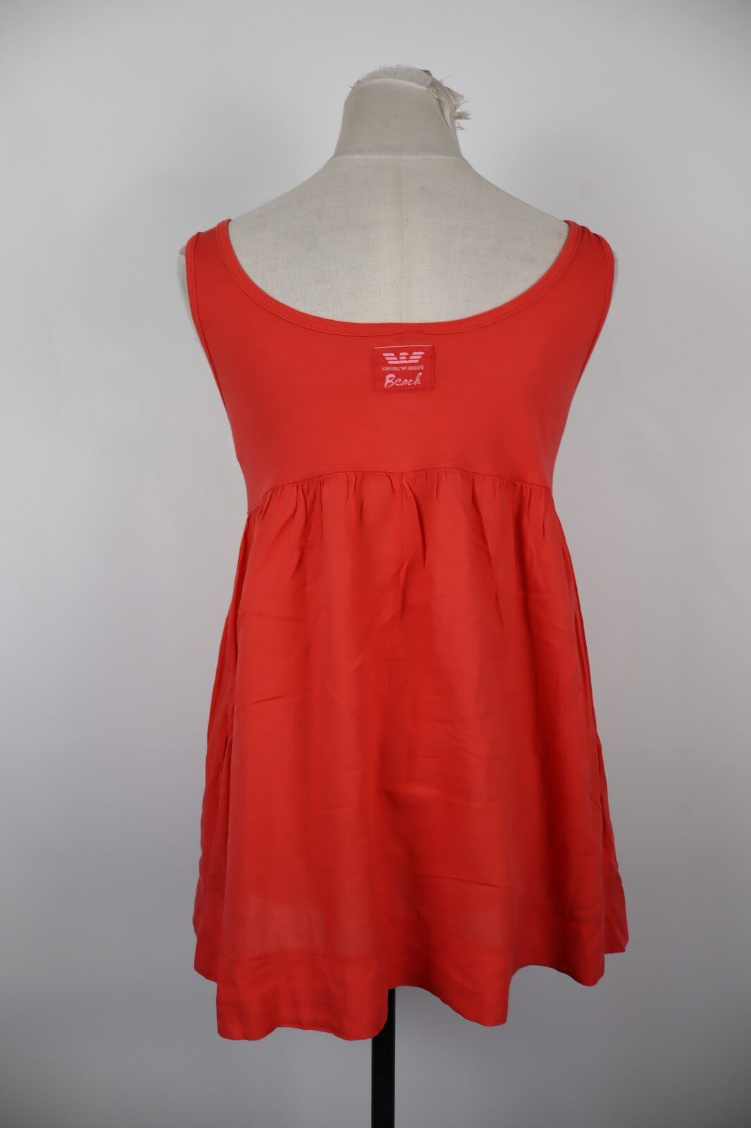 EMPORIO ARMANI SWIMWEAR MAGLIA CANOTTA DONNA XS WOMAN CASUAL VINTAGE TOP T-SHIRT