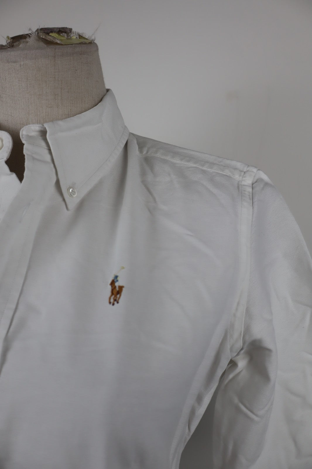 RALPH LAUREN CAMICIA DONNA TG 6 WOMAN SHIRT CASUAL VINTAGE COTONE COTTON LOGO