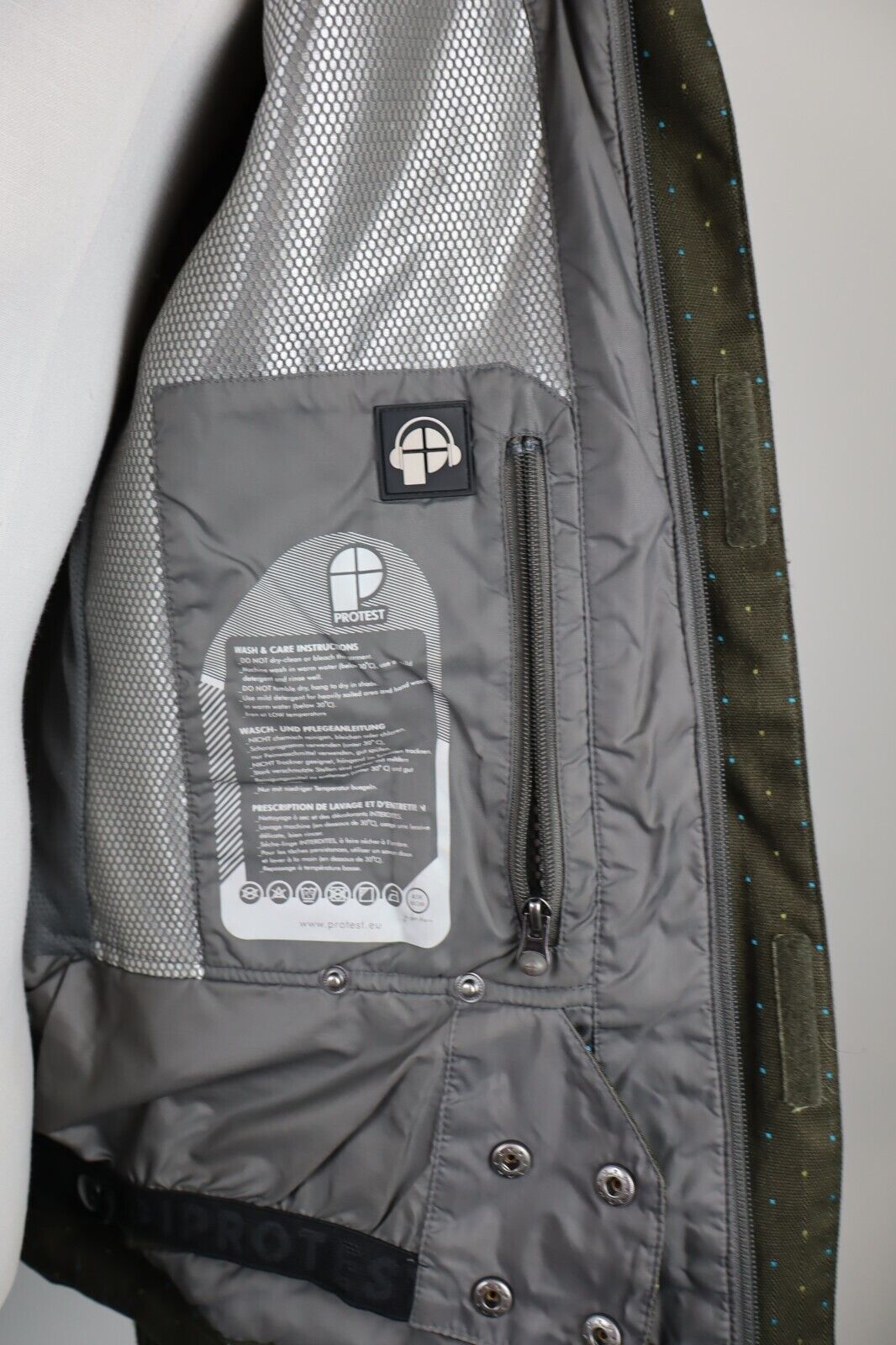 PROTEST GIUBBINO TECNICO GIACCA UOMO Tg. M MAN CASUAL JACKET VINTAGE
