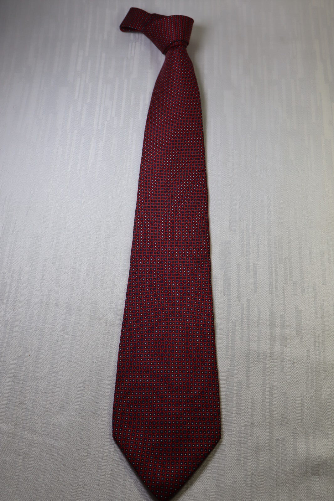 ROXY 100% SETA SILK TIE CRAVATTA NECKTIE VINTAGE CLASSIC ITALY