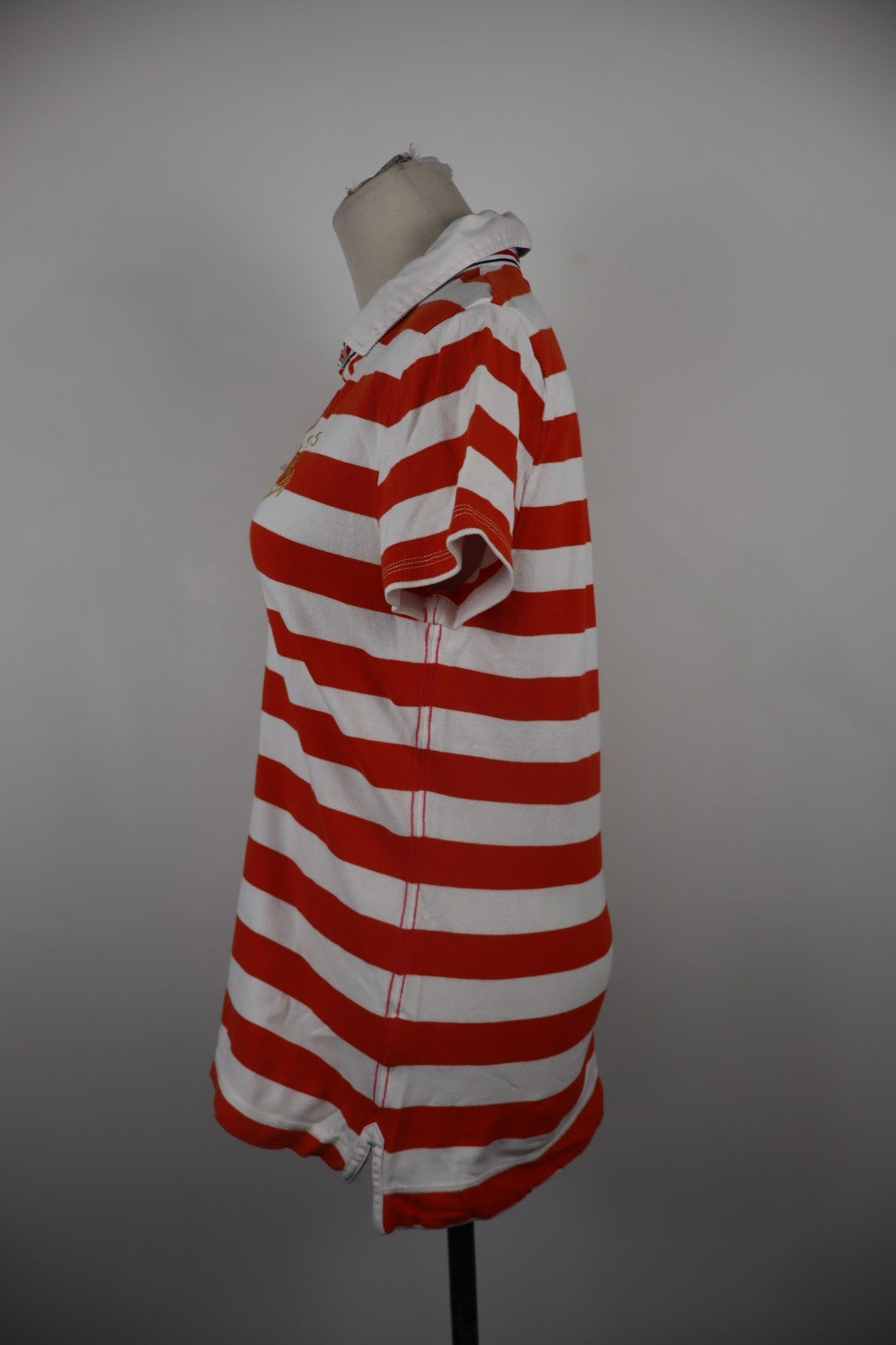 TOMMY HILFIGER POLO MAGLIA DONNA COTONE TG. L WOMAN SHIRT CASUAL VINTAGE