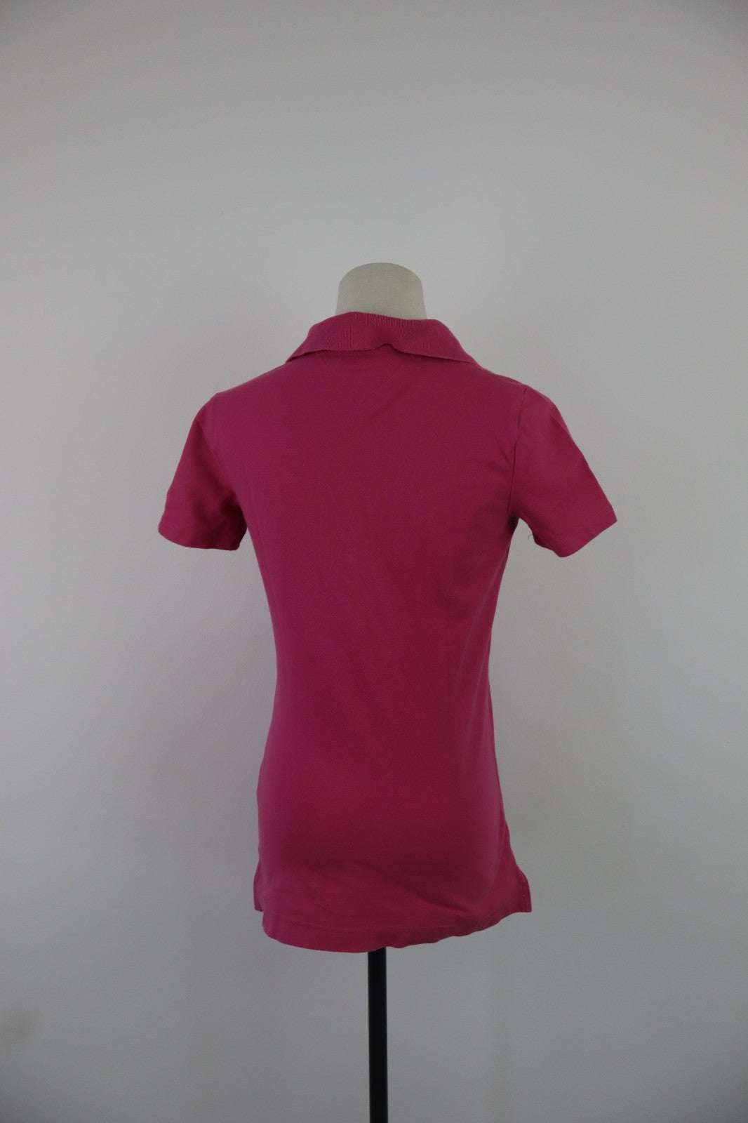 TOMMY HILFIGER POLO MAGLIA DONNA COTONE TG. XS WOMAN SHIRT CASUAL VINTAGE