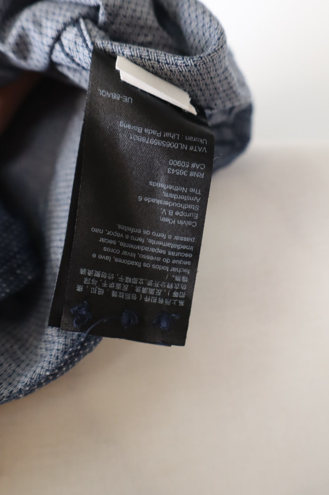 CALVIN KLEIN CK JEANS CAMICIA UOMO TG. L MAN CASUAL VINTAGE SHIRT COTONE LOGO