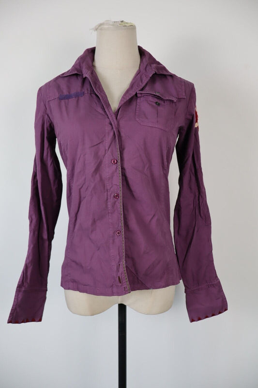 NAPAPIJRI CAMICIA DONNA TG. S WOMAN SHIRT CASUAL VINTAGE COTONE