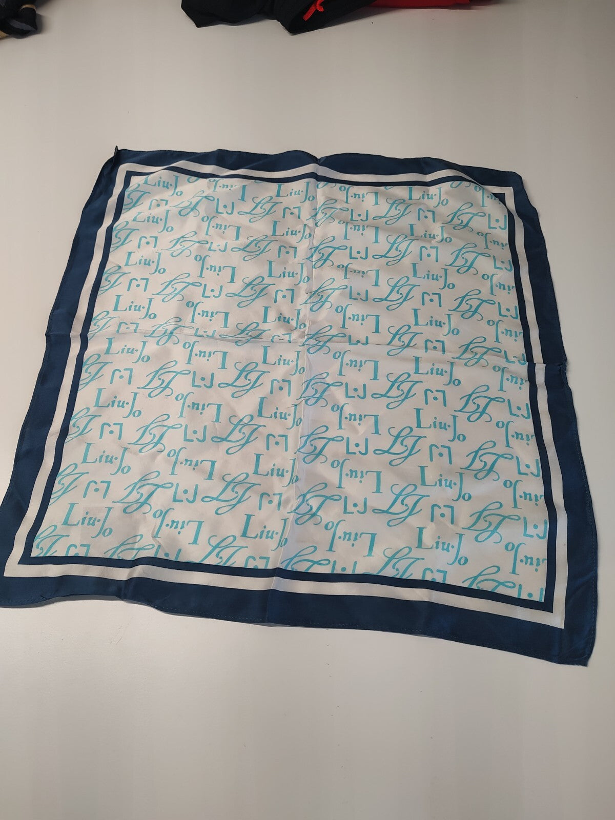 LIU JO FOULARD 100% SILK SETA SCARVES SCARF SQUARE MADE ITALY