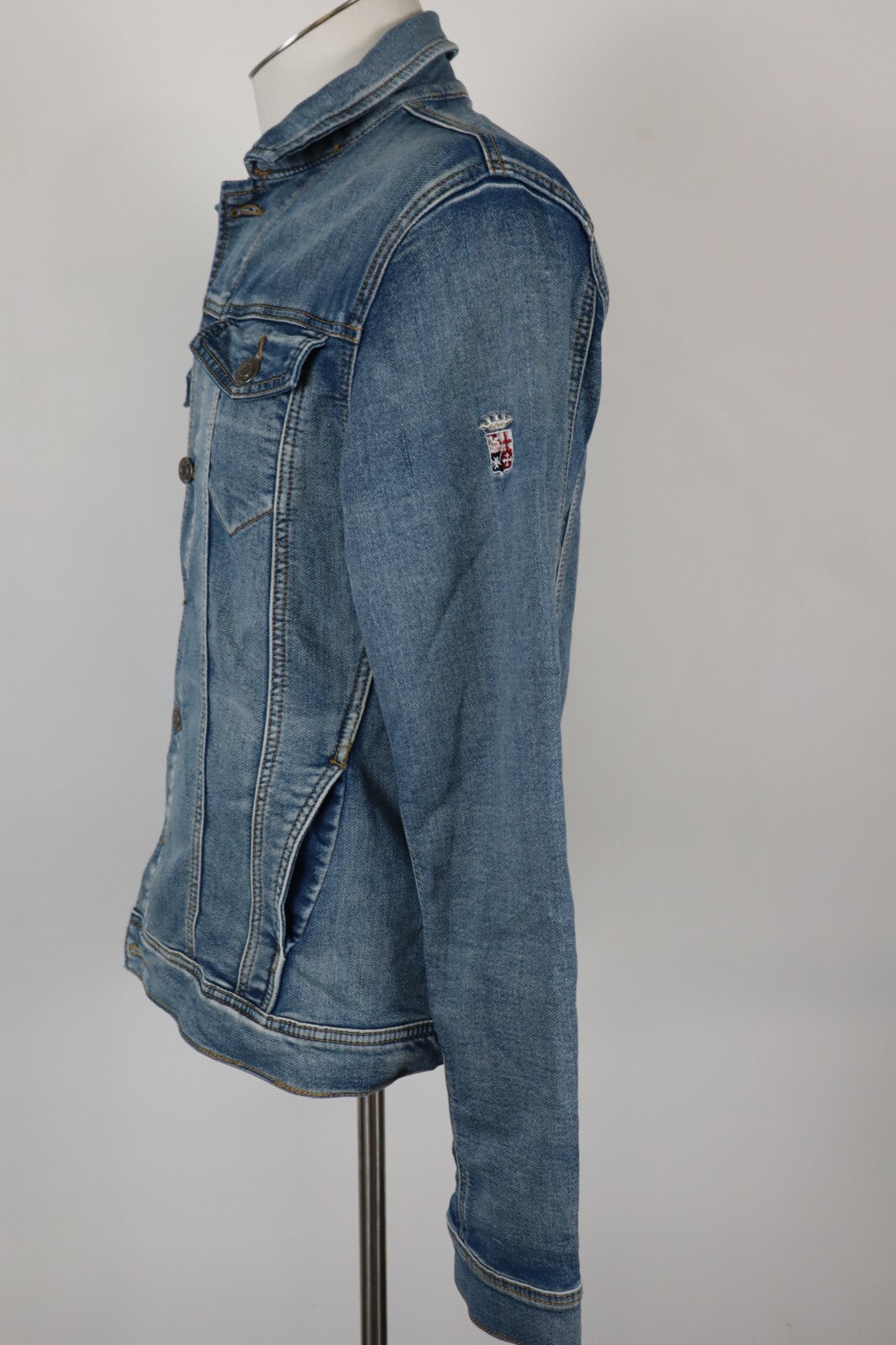 MARINA MILITARE GIUBBINO JEANS DENIM UOMO Tg M MAN CASUAL JACKET COTONE