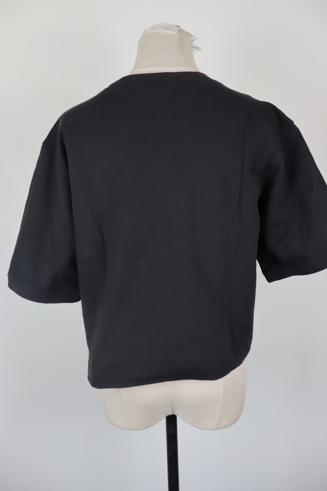 ADIDAS MAGLIA DONNA TG. 38 WOMAN CASUAL VINTAGE CROP TOP T-SHIRT COTONE