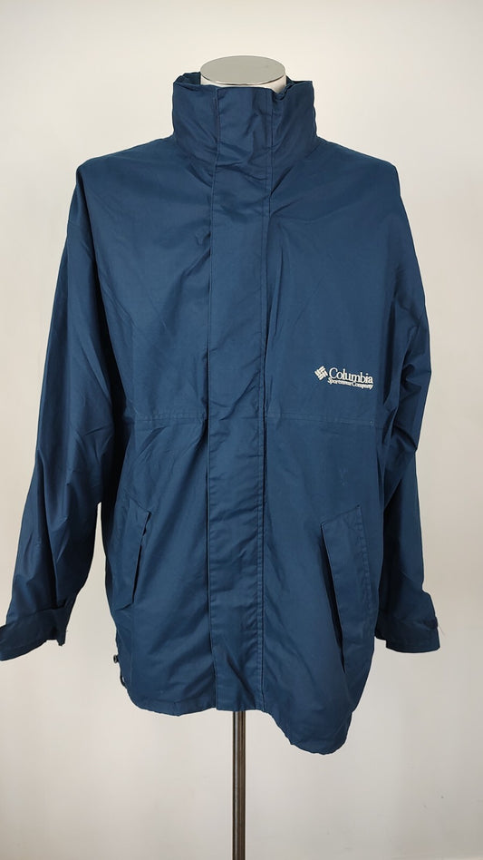 COLUMBIA GIUBBINO IMBOTTITO LANA UOMO Tg L MAN CASUAL VINTAGE JACKET