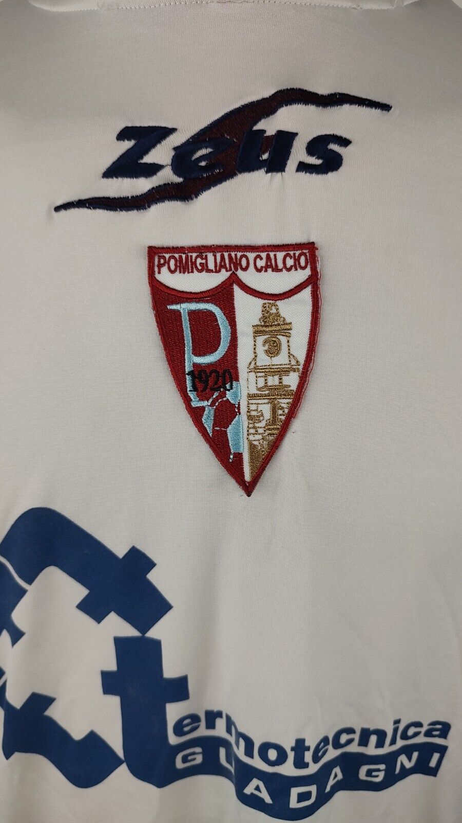ZEUS POMIGLIANO N 4 MAGLIA CALCIO UOMO Tg L TRIKOT JERSEY SOCCER VINTAGE SPORT