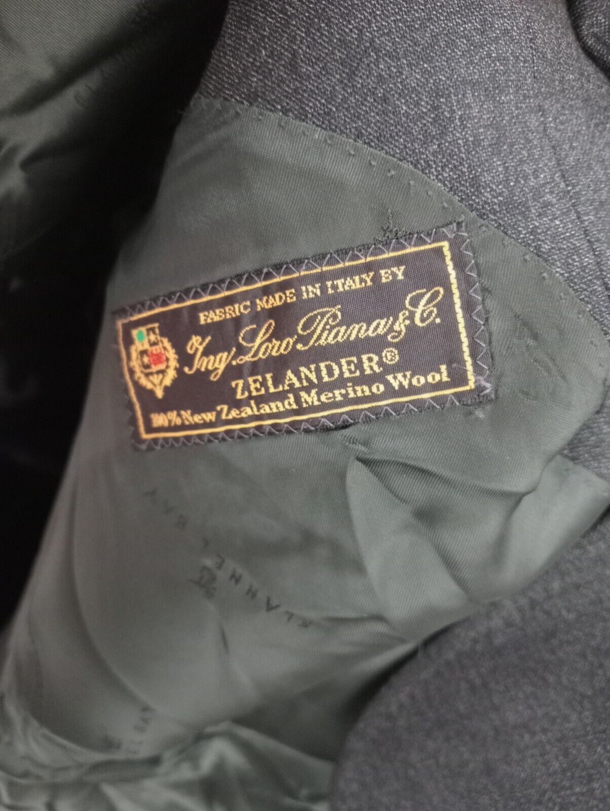 ING LORO PIANA PER FLANNEL BAY BLAZER GIACCA LANA WOOL UOMO 56 JACKET VINTAGE