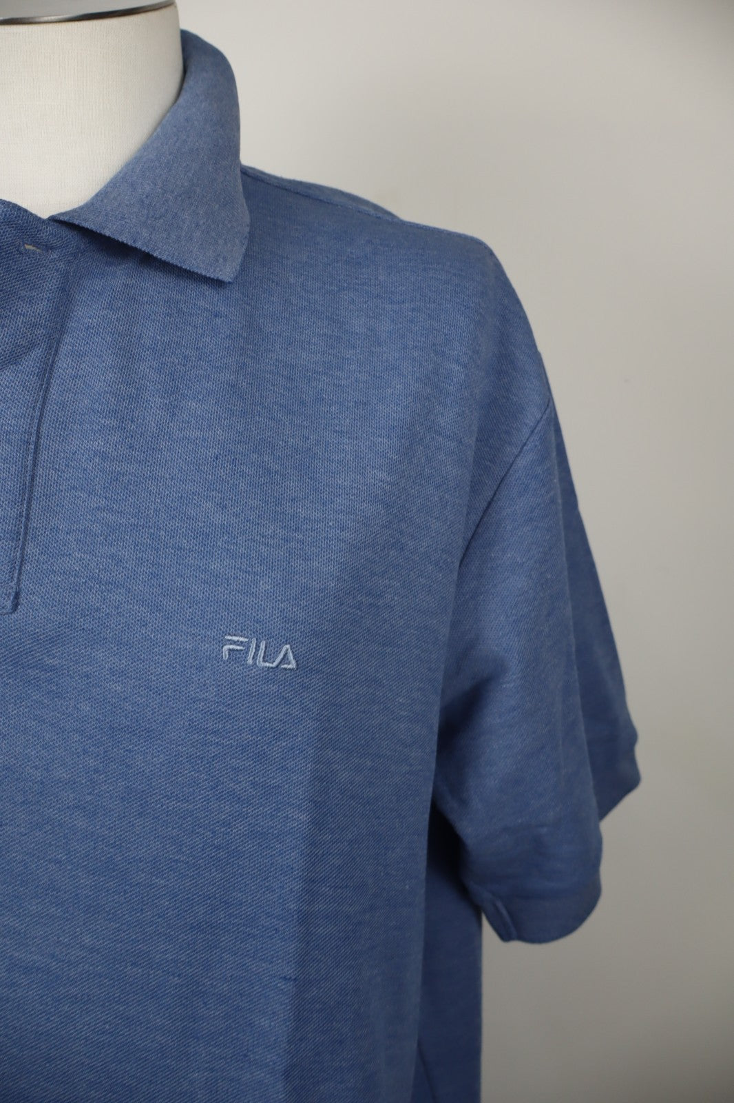 FILA POLO MAGLIA UOMO TG 56 MAN T-SHIRT CASUAL VINTAGE COTONE COTTON LOGO