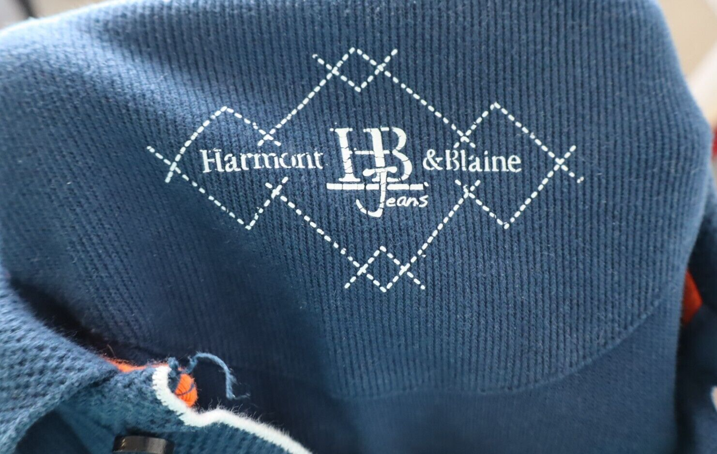 HARMONT & BLAINE POLO MAGLIA UOMO TG S MAN T-SHIRT CASUAL VINTAGE COTONE