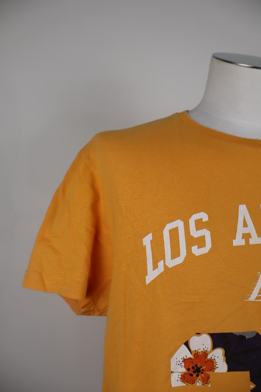ADIDAS LOS ANGELES LAKERS 24 MAGLIA UOMO TG L MAN COTONE T-SHIRT VINTAGE LOGO