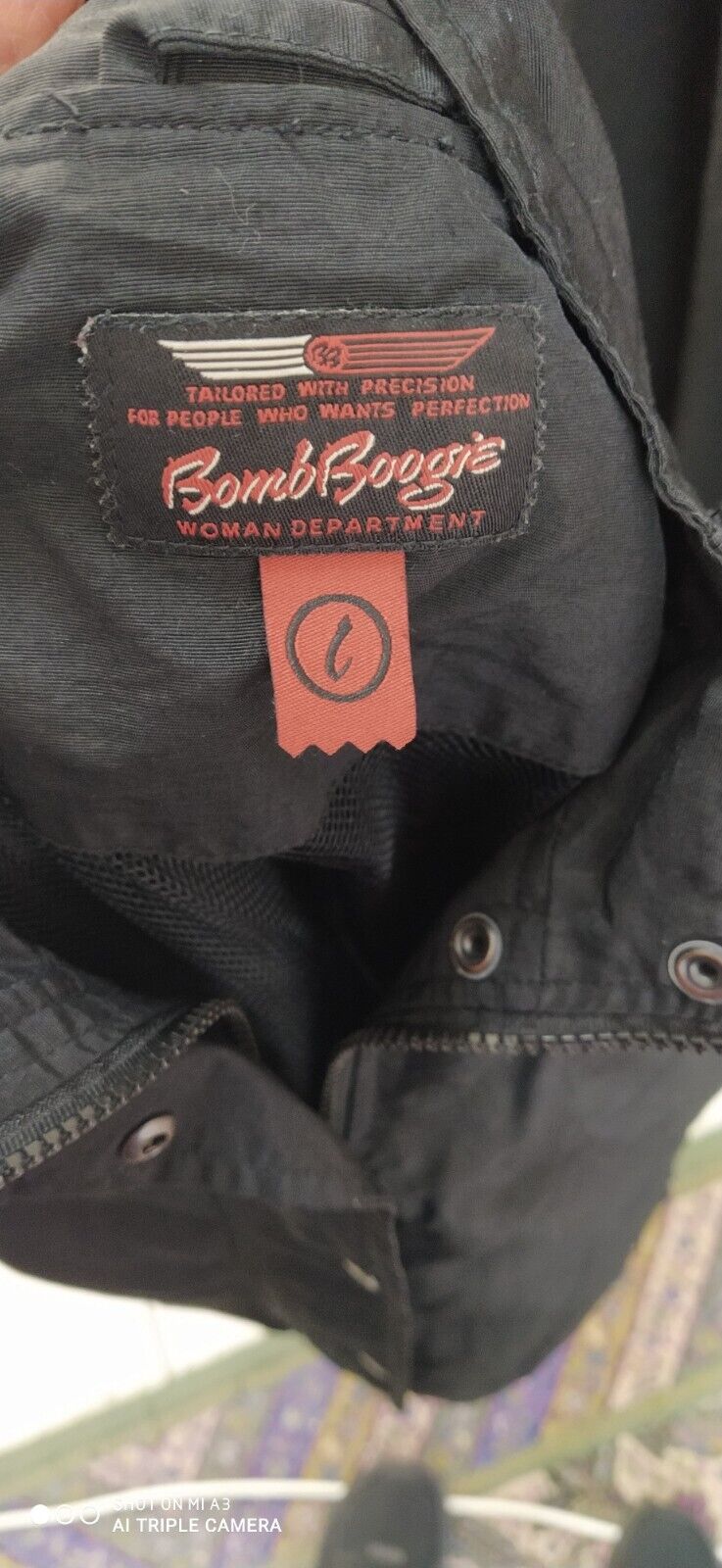 BOMB BOOGIE GIUBBINO LEGGERO DONNA Tg. L WOMEN CASUAL JACKET VINTAGE