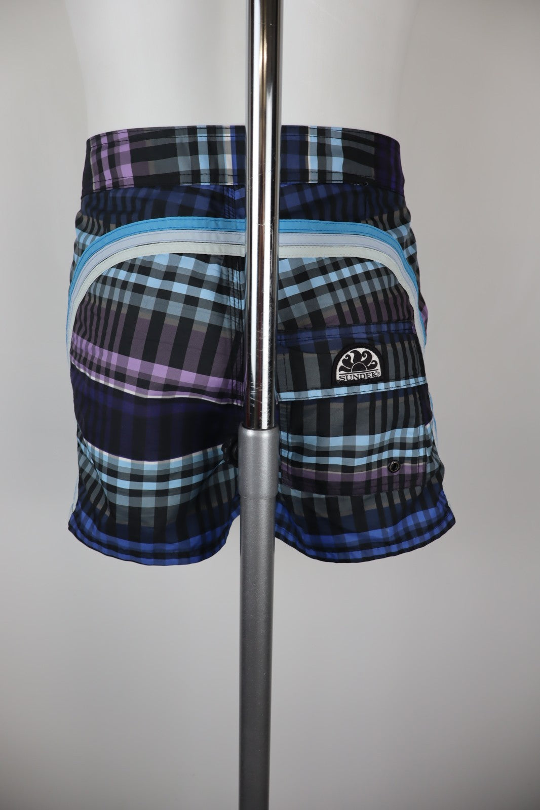 SUNDEK COSTUME PANTALONCINO MARE UOMO TG 34 MEN SWIMSUIT VINTAGE CASUAL LOGO