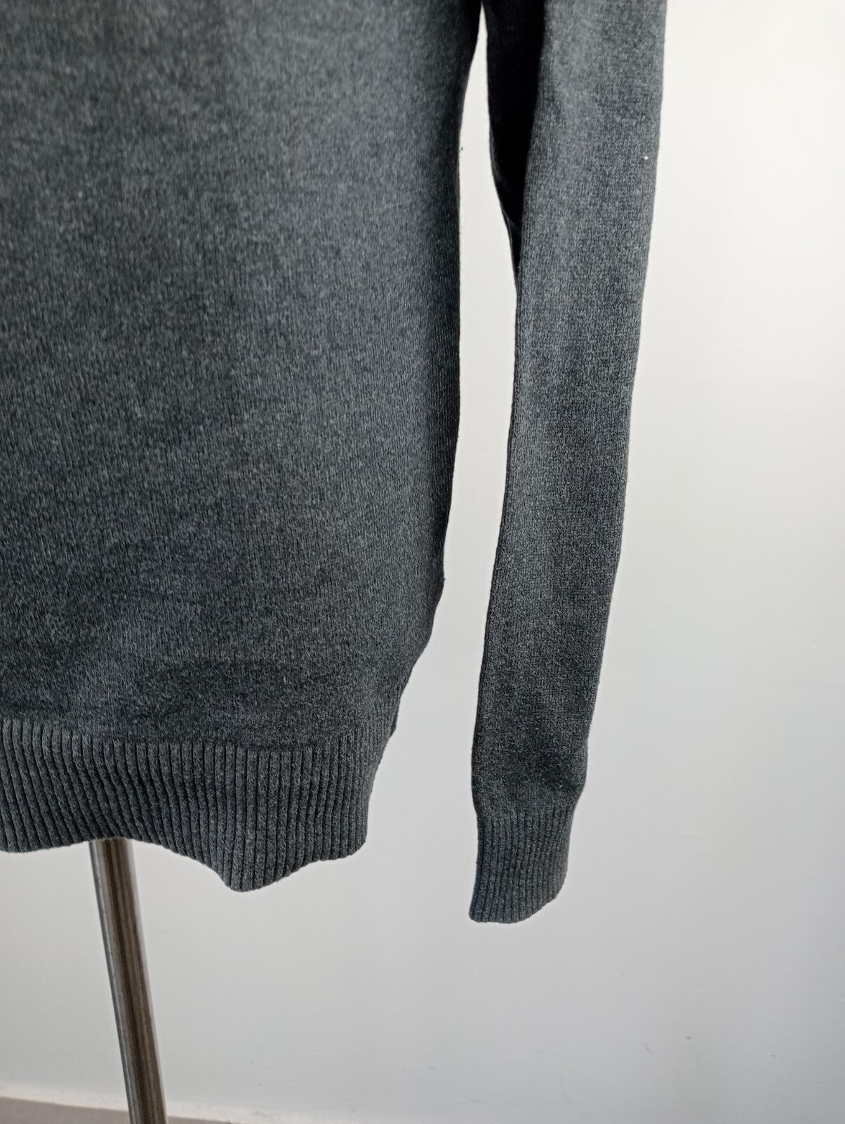 TOMMY HILFIGER MAGLIONE COTONE CASHMERE VINTAGE UOMO Tg S MAN SWEATER MADE ITALY