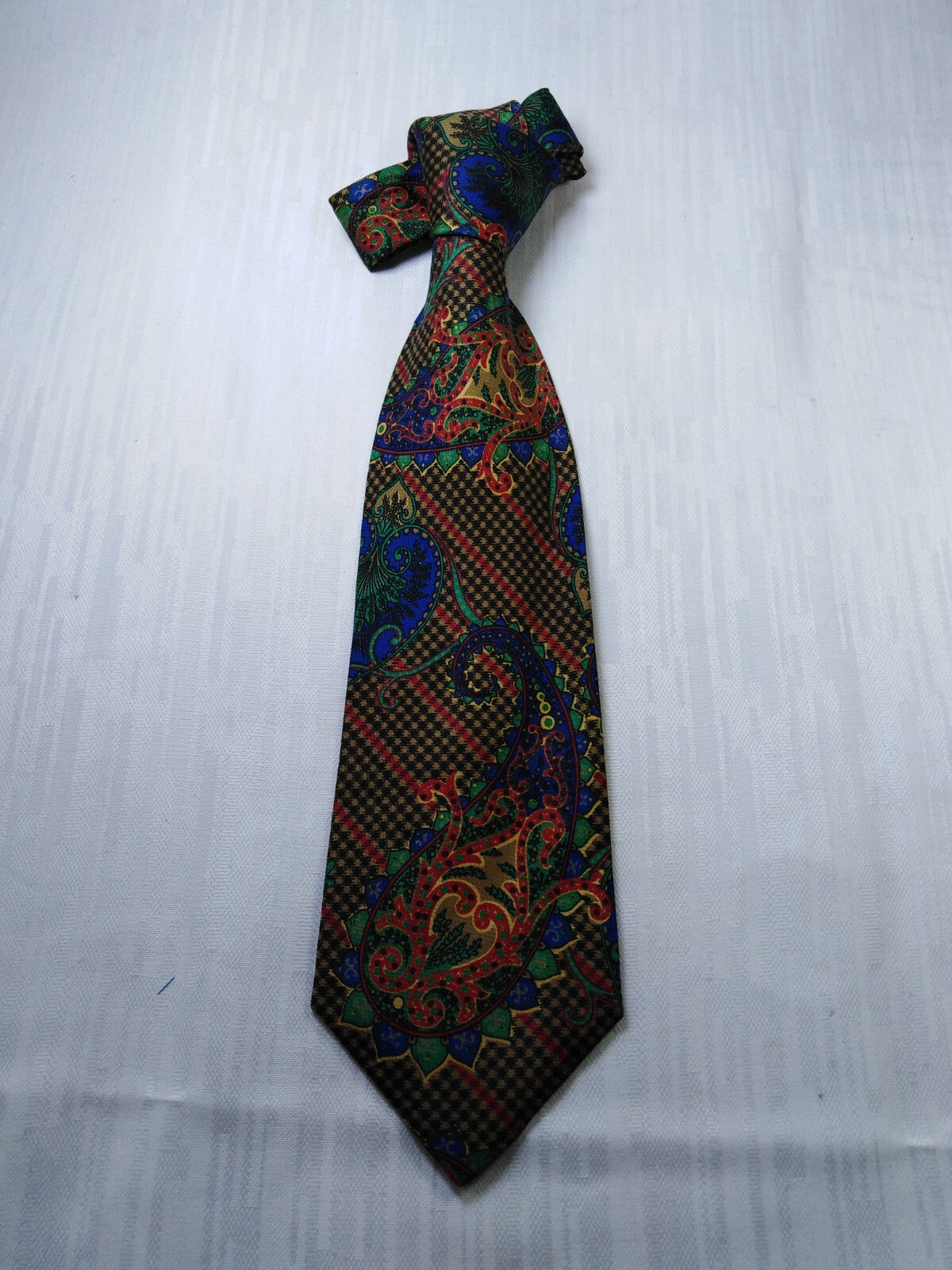 ENRICO COVERI 100% SILK TIE SETA CRAVATTA NECKTIE MADE IN ITALY CLASSIC