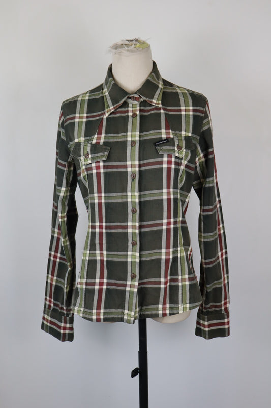 CALVIN KLEIN JEANS CAMICIA DONNA COTONE TG. S WOMAN SHIRT CASUAL VINTAGE COTTON