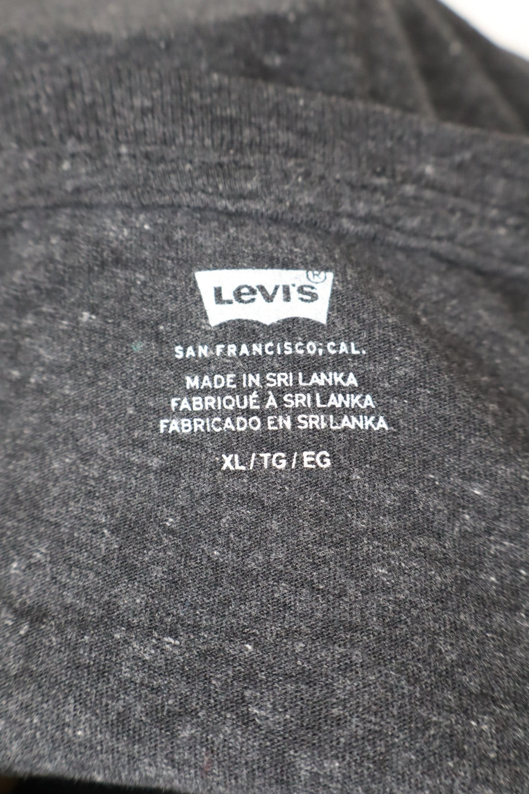 LEVI'S MAGLIA UOMO TG XL MAN T-SHIRT CASUAL VINTAGE COTONE COTTON LOGO